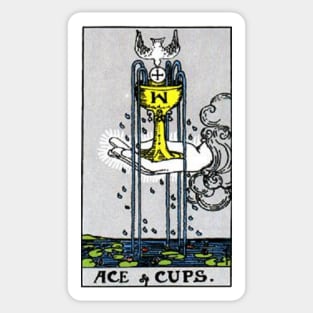 Ace of Cups Tarot Sticker